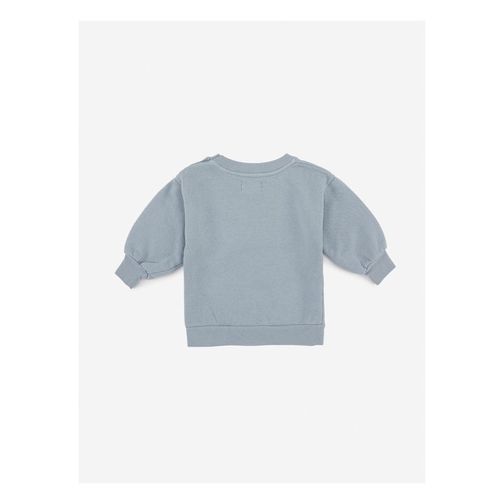 Sweatshirt aus Bio-Baumwolle Katze Baby | Hellblau- Produktbild Nr. 4