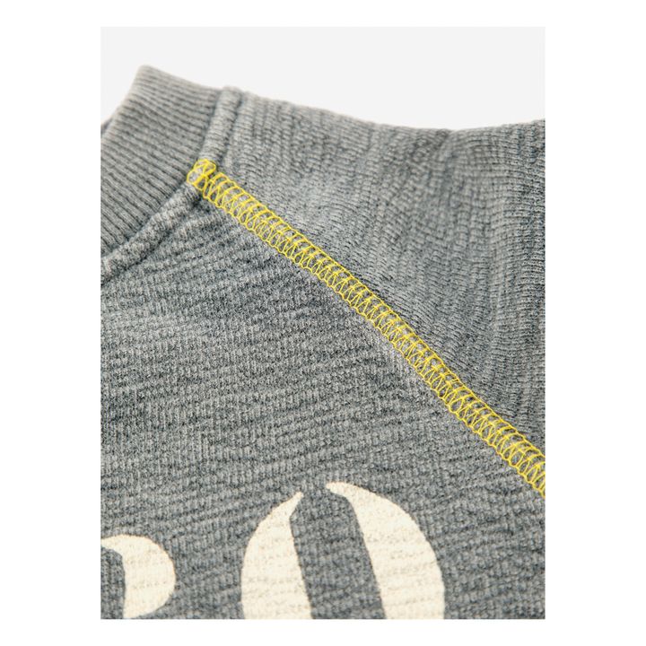 Organic Cotton Bobo Baby Sweatshirt | Heather grey- Product image n°2