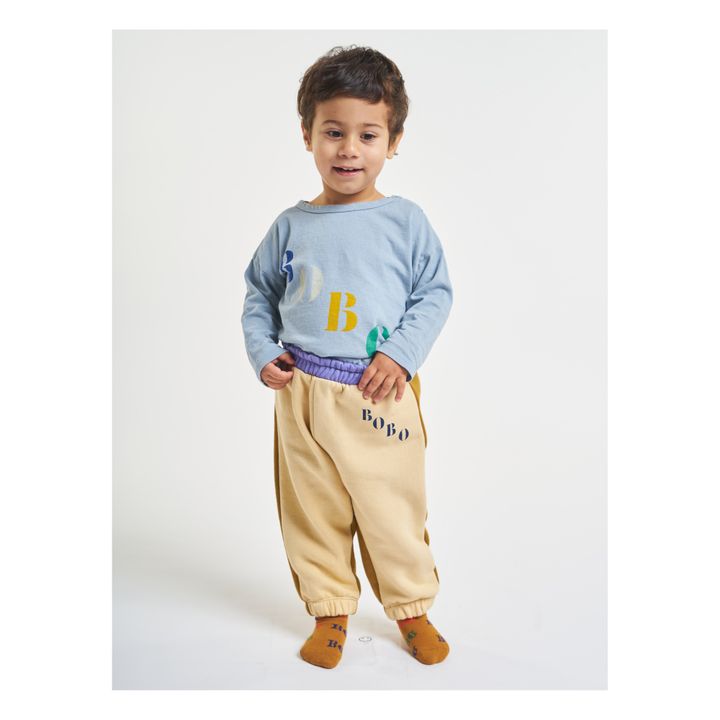 Organic Cotton Multicoloured Joggers Beige- Produktbild Nr. 3