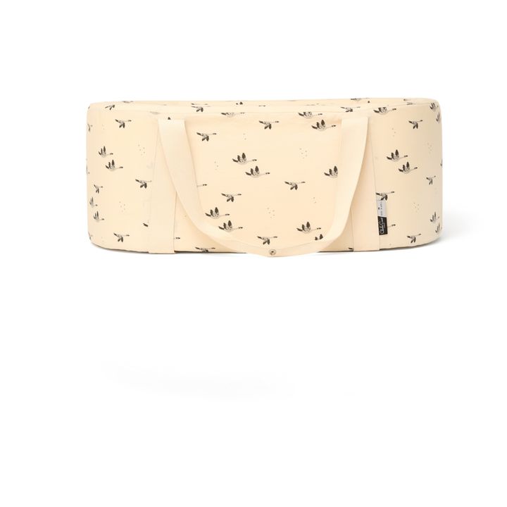 Kuko Moses Basket - Goose Print by Rose in April | Sabbia- Immagine del prodotto n°3