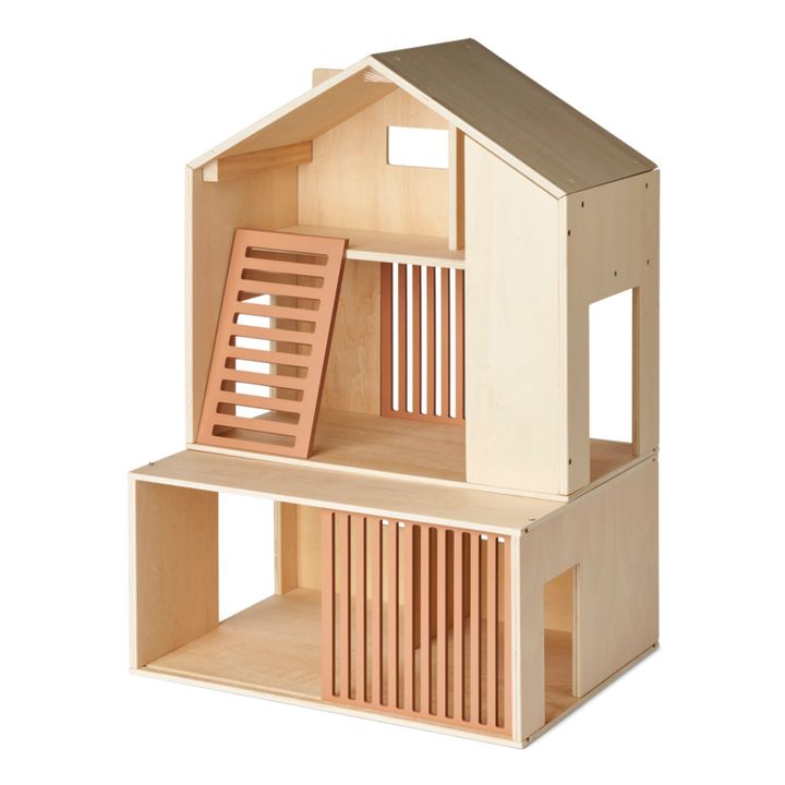 Mirabelle Wooden Doll’s House | Pink- Product image n°3