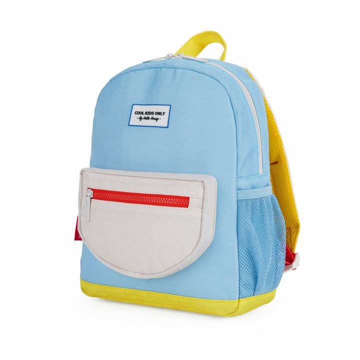 Mini Recycled Polyester Backpack | Azzurro- Immagine del prodotto n°7