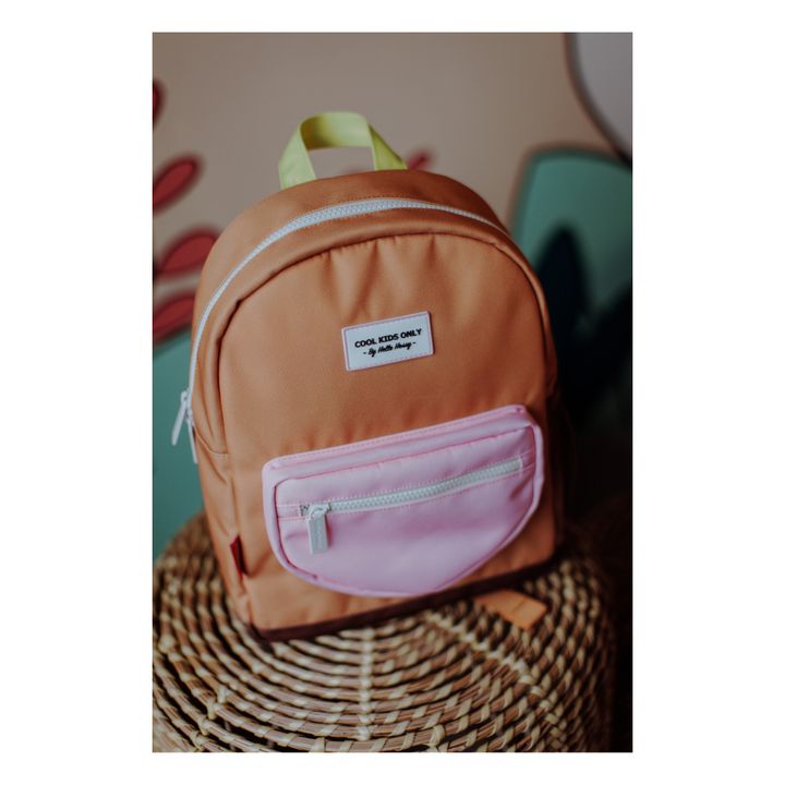 Mini Recycled Polyester Backpack Naranja- Imagen del producto n°5