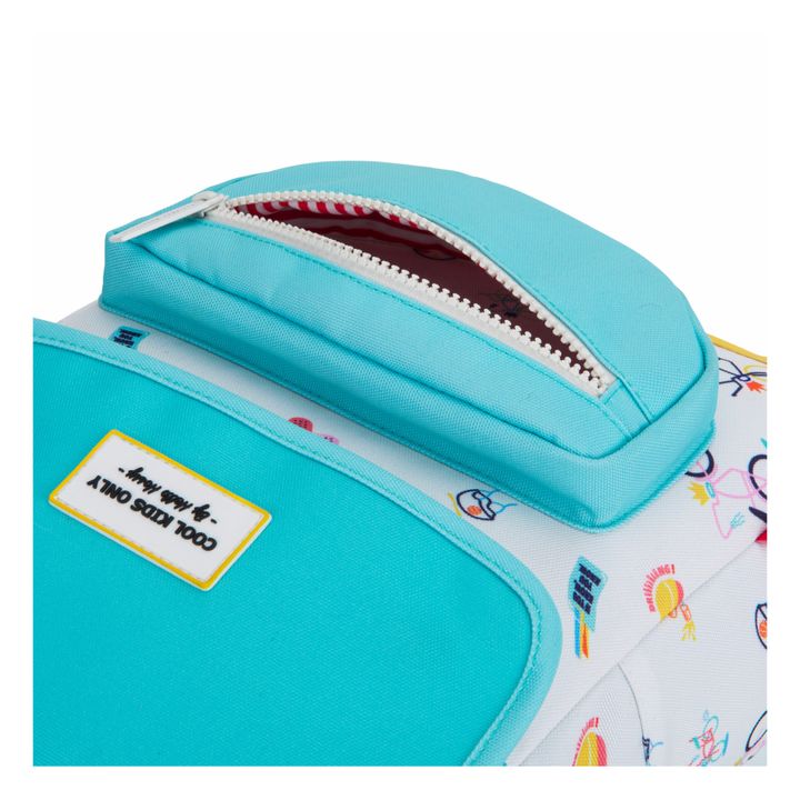 Cool Ride Recycled Polyester Backpack White- Product image n°2