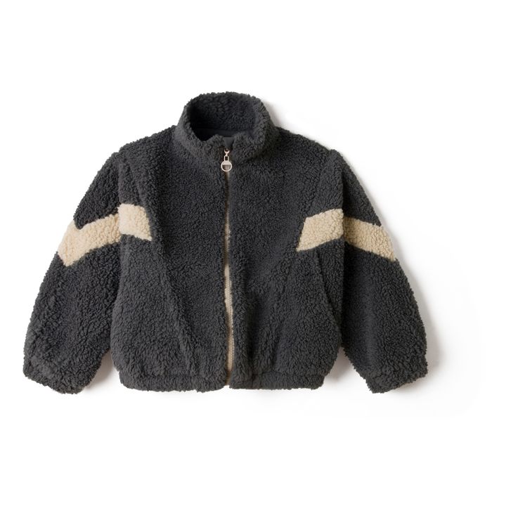 Faux Fur Jacket | Grey- Product image n°0
