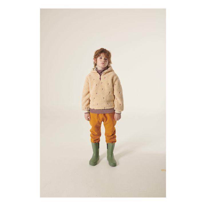 Jogger Coton Bio | Jaune moutarde- Image produit n°1
