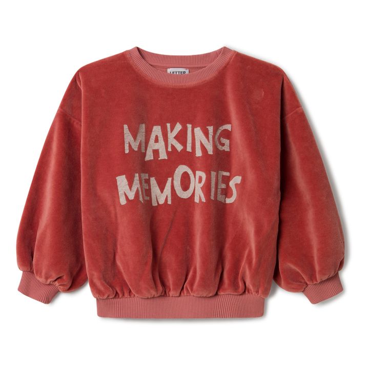 Sweat Velours Acacia | Rose- Image produit n°0