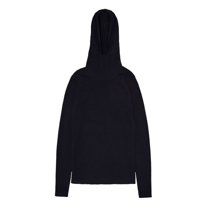 Merino Wool Hoodie - Women’s Collection | Black- Product image n°0