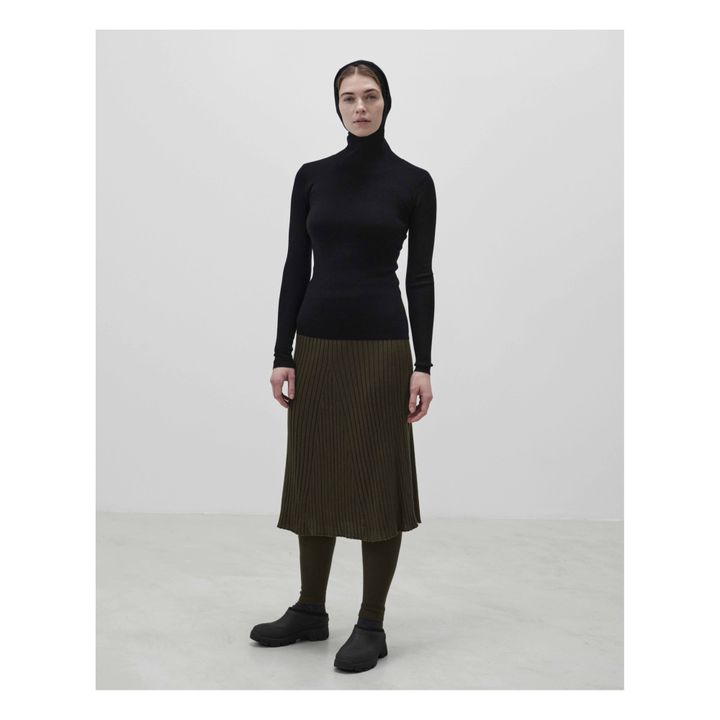 Merino Wool Hoodie - Women’s Collection | Black- Product image n°3