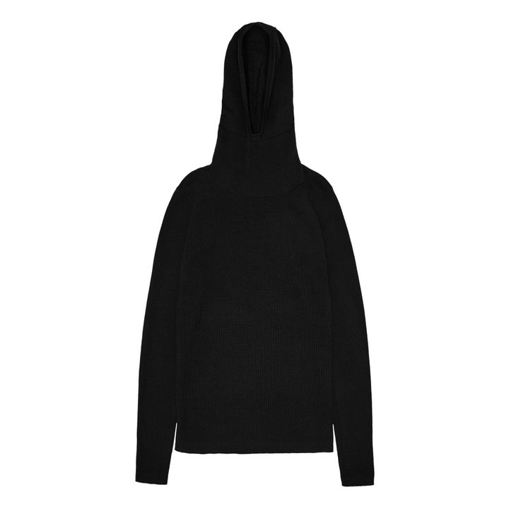 Merino Wool Hoodie - Women’s Collection | Black- Product image n°7