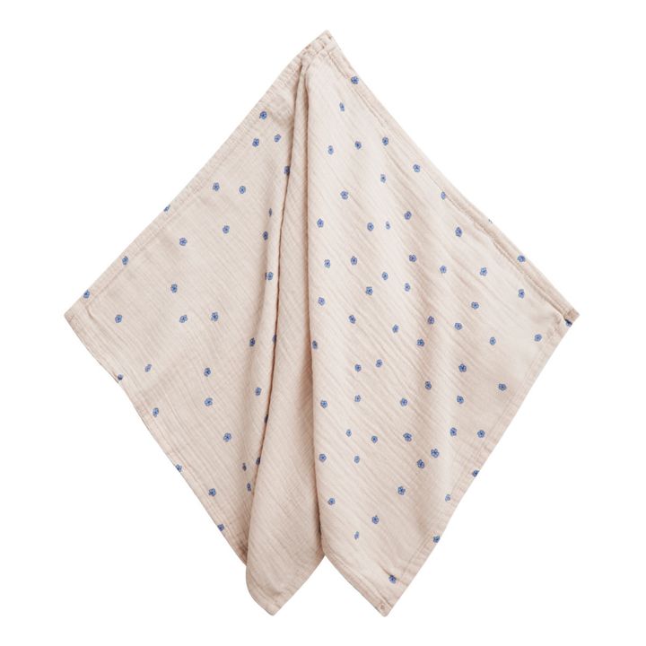 Mussole, colore: Blu, in mussola di cotone - Set di 3 | Blu- Immagine del prodotto n°1