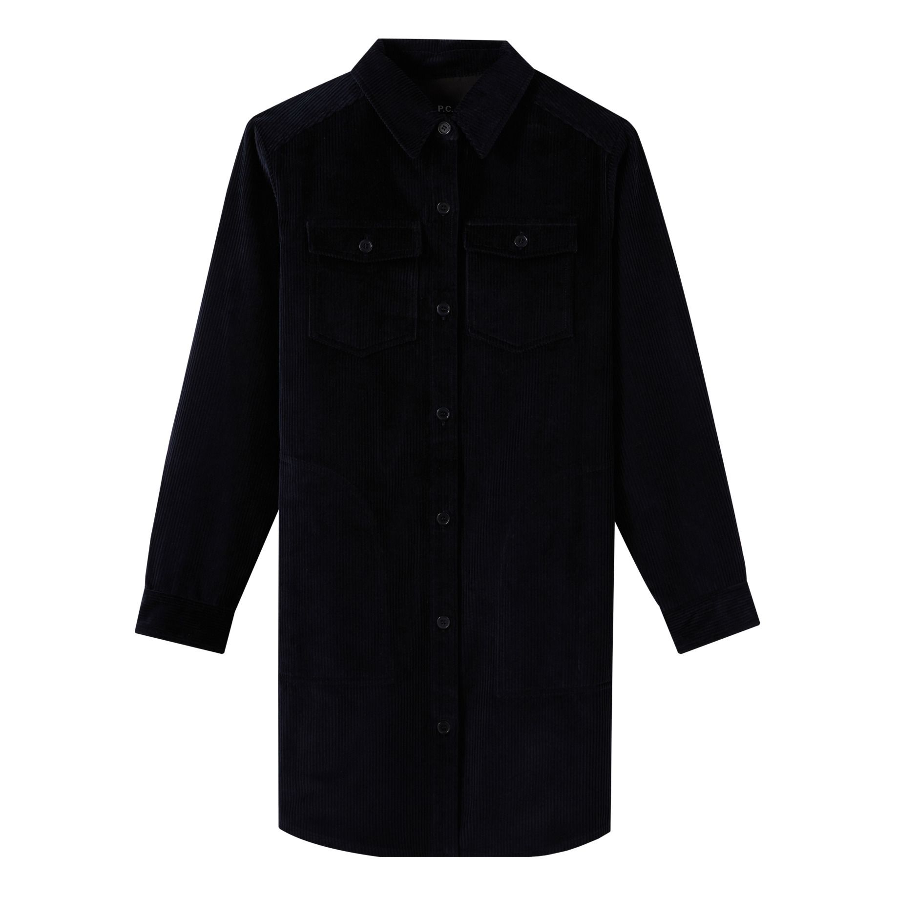New Boy Corduroy Dress | Azul Marino- Imagen del producto n°0