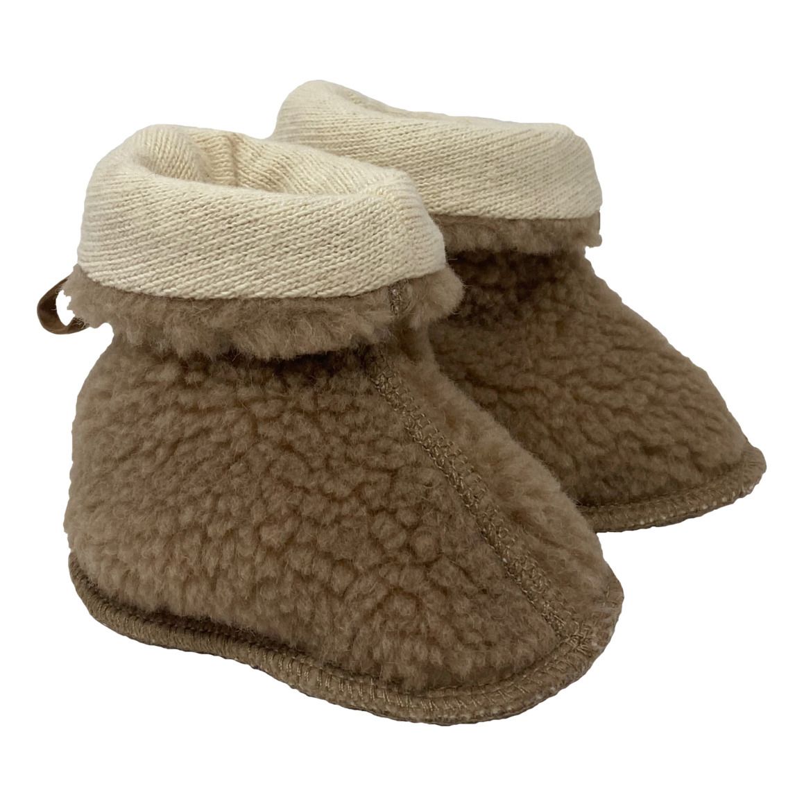 Chaussons Façon Fourrure | Taupe- Image produit n°0