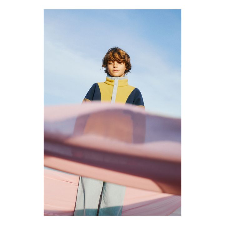 Chris Patchwork Polar Fleece | Amarillo- Imagen del producto n°2