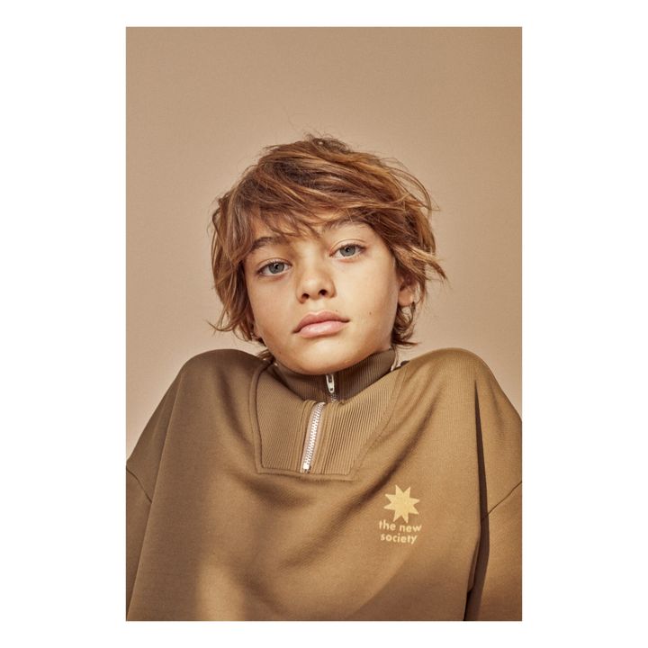 Sweat Zippé Marlow Vert kaki- Image produit n°2