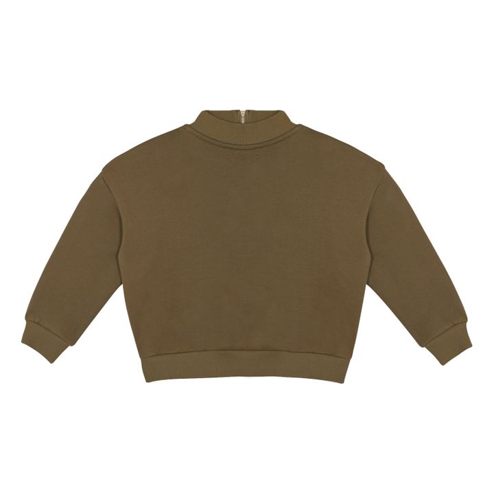 Sweat Zippé Marlow Vert kaki- Image produit n°3