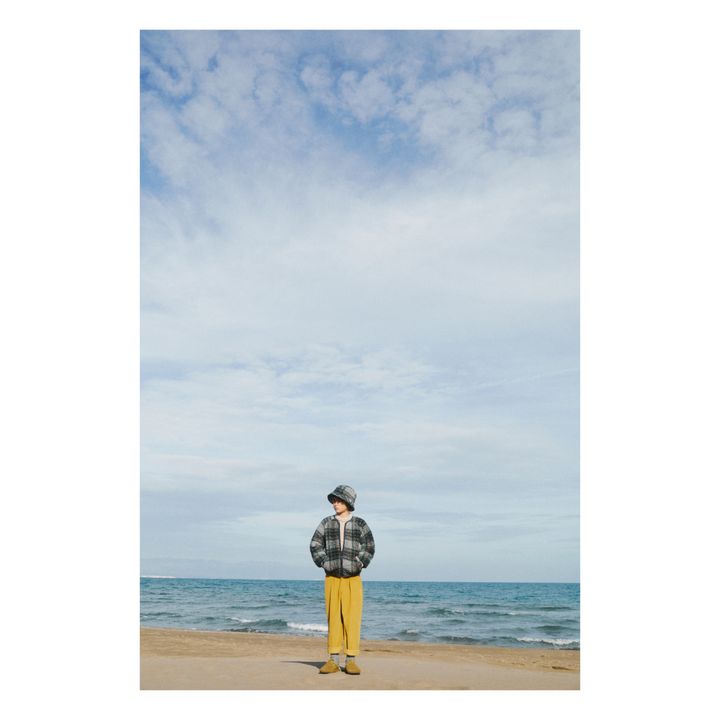 Pantalon Coton Bio Jerome | Jaune moutarde- Image produit n°3