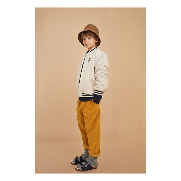 Pantalon Coton Bio Jerome | Jaune moutarde- Image produit n°5