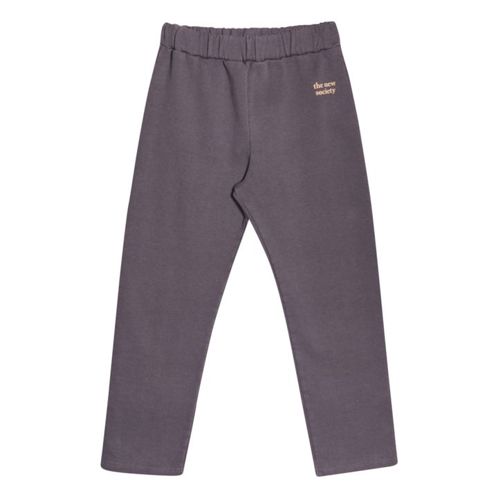 Flock Organic Cotton Logo Joggers Plum- Product image n°0