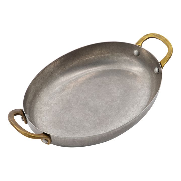 Plat de présentation en acier - Set de 2 Acier- Image produit n°2