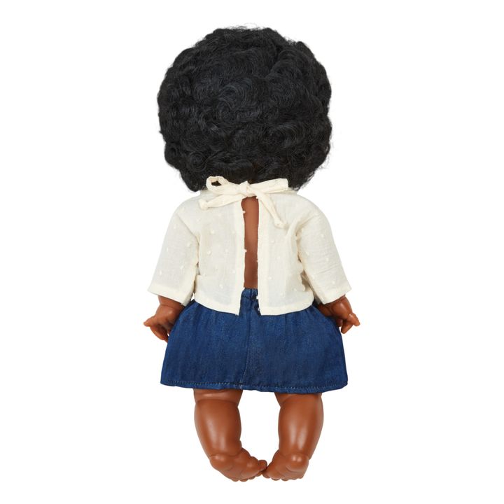 Réjane Denim Skirt and Lili Dotted Swiss Top for Gordis Dolls- Product image n°4