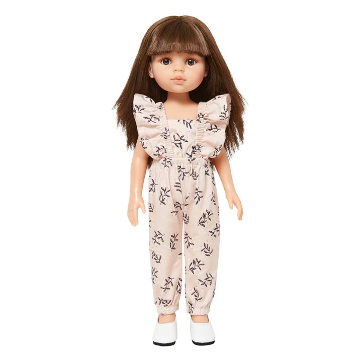 Maya Olivier Cotton Jumpsuit for Amigas Dolls- Product image n°1