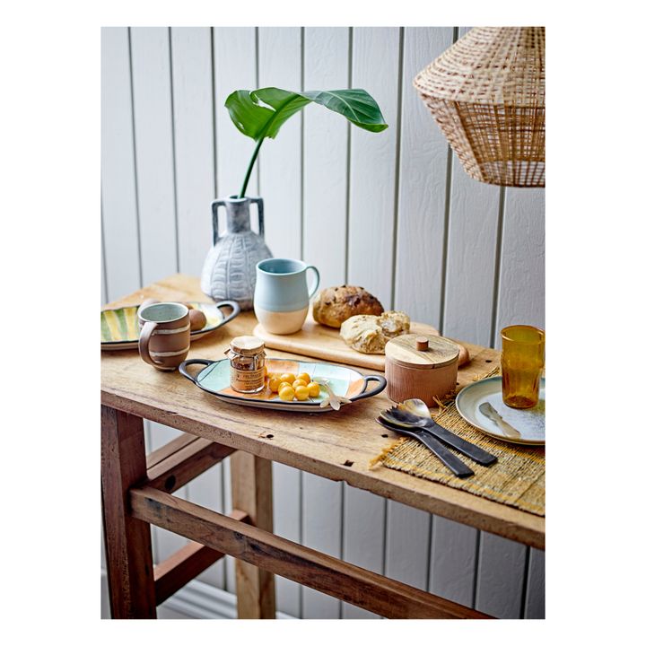 Taja Recycled Glass Tumbler | Mustard- Product image n°3