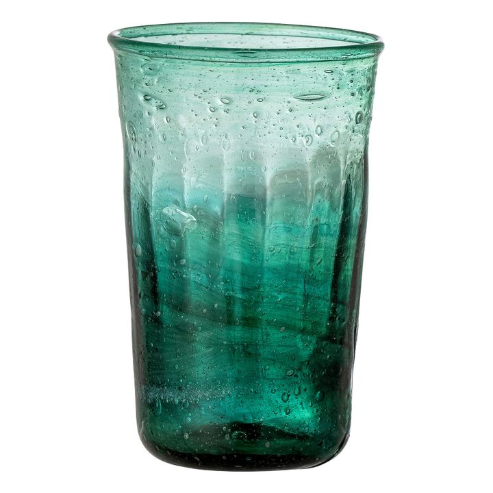 Verre Taja en verre recyclé | Vert émeraude- Image produit n°0