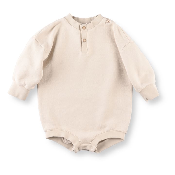 Odile Organic Cotton Romper | Crudo- Imagen del producto n°0