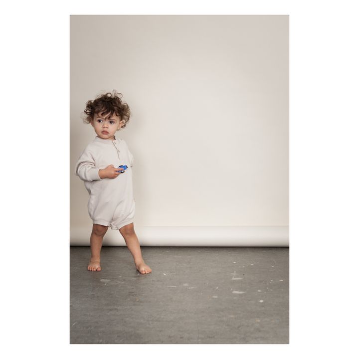 Odile Organic Cotton Romper | Crudo- Imagen del producto n°1