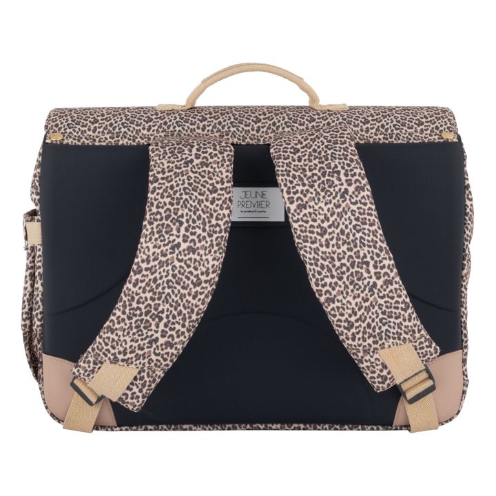 Midi Leopard Print School Bag | Marrón- Imagen del producto n°12