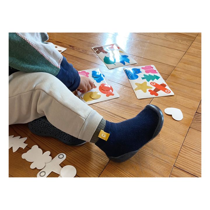 Sacha Slippers | Navy blue- Product image n°1