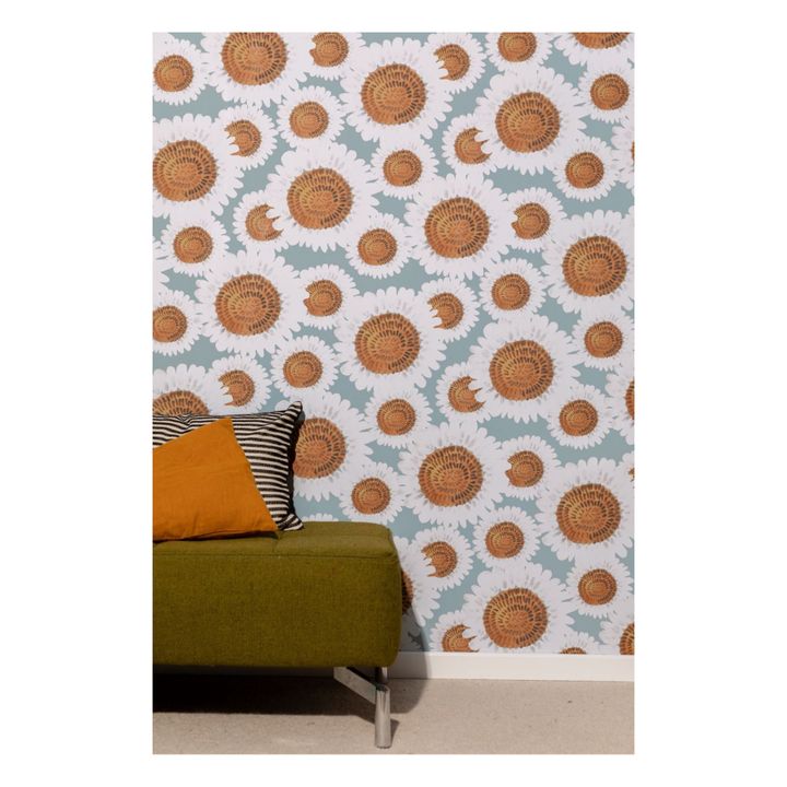 Rouleau de papier-peint Blanchette | Bleu- Image produit n°0