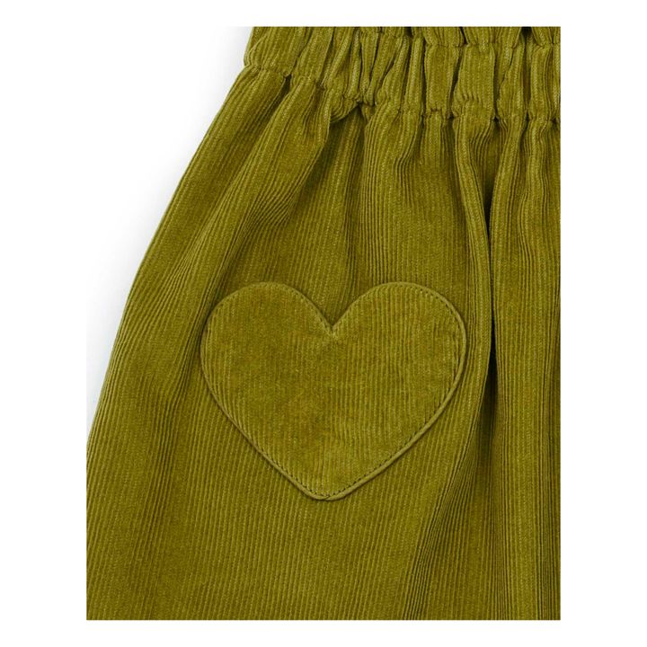 Douchka Corduroy Skirt | Grünolive- Produktbild Nr. 1