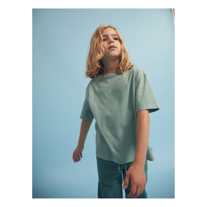 Organic Cotton Pyjama T-shirt | Sage- Product image n°1