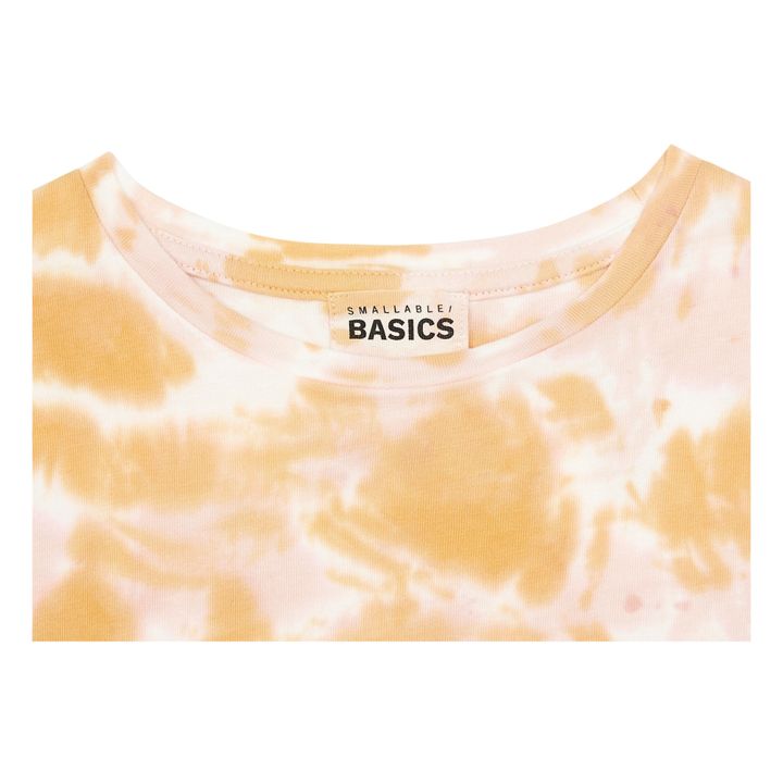 Organic Cotton T-shirt Tie&dye Dusty pink- Product image n°3