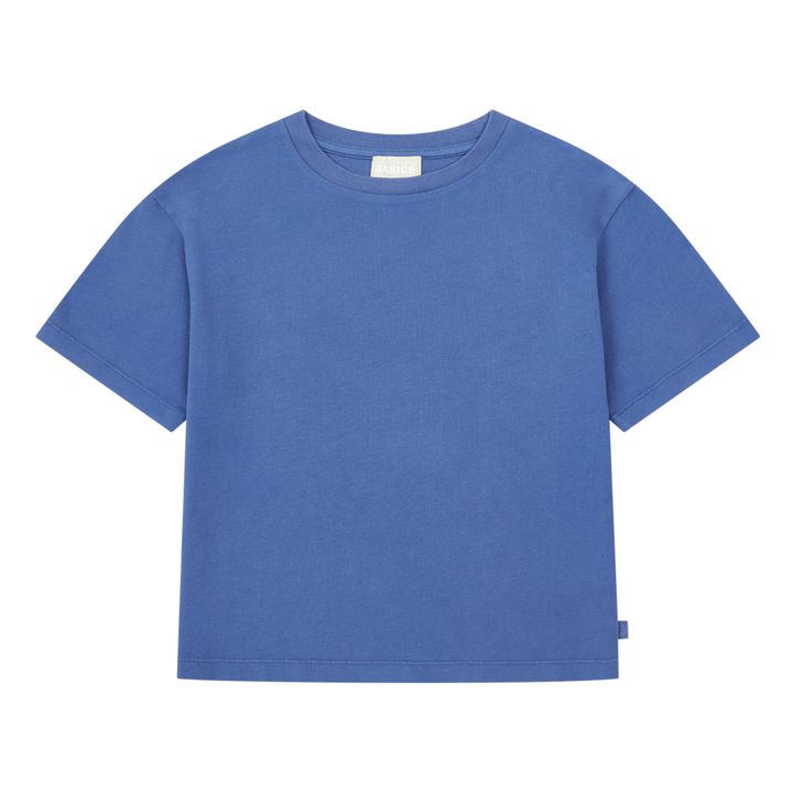 Organic Cotton Pyjama T-shirt | Storm Blue- Product image n°0
