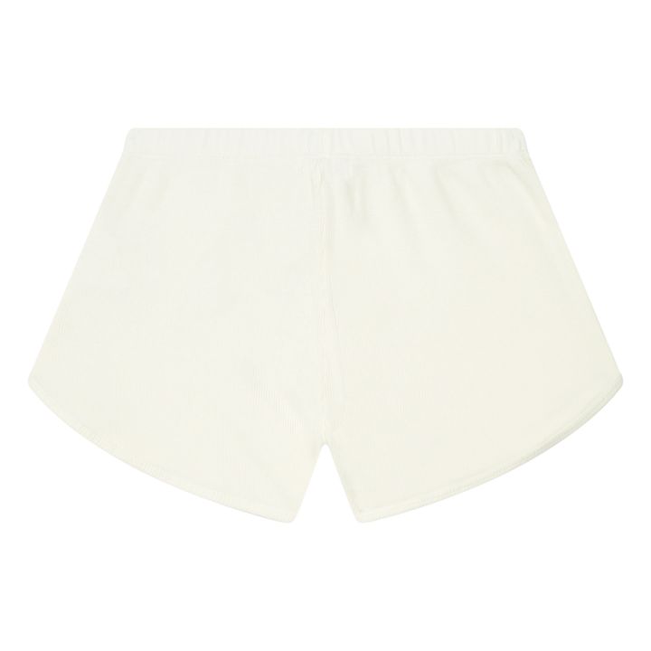 Short Côtelé Coton Bio | Blanc cassé- Image produit n°2