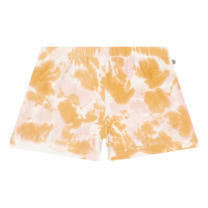 Pantaloncini in cotone biologico | Tie&dye Rosa antico- Immagine del prodotto n°0