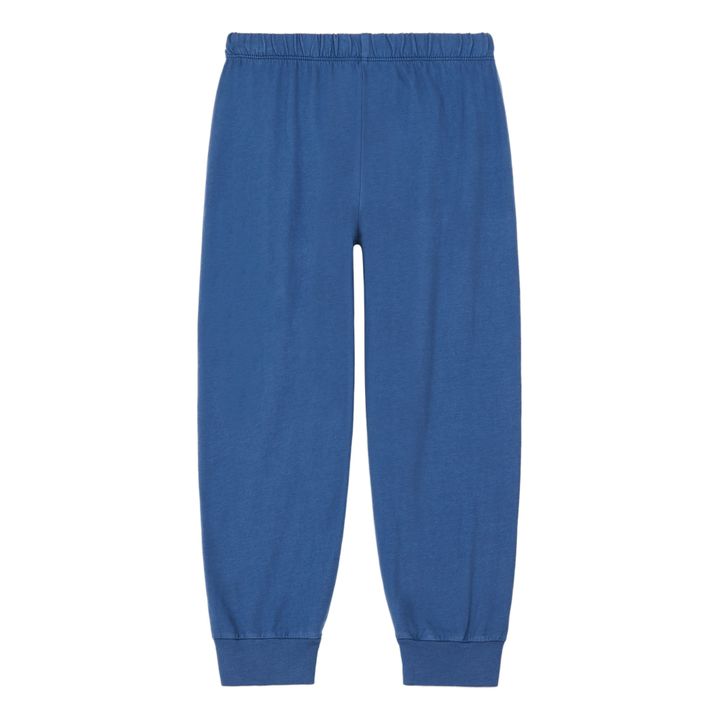 Slim Organic Cotton Pyjama Trousers Blau Strum- Produktbild Nr. 0