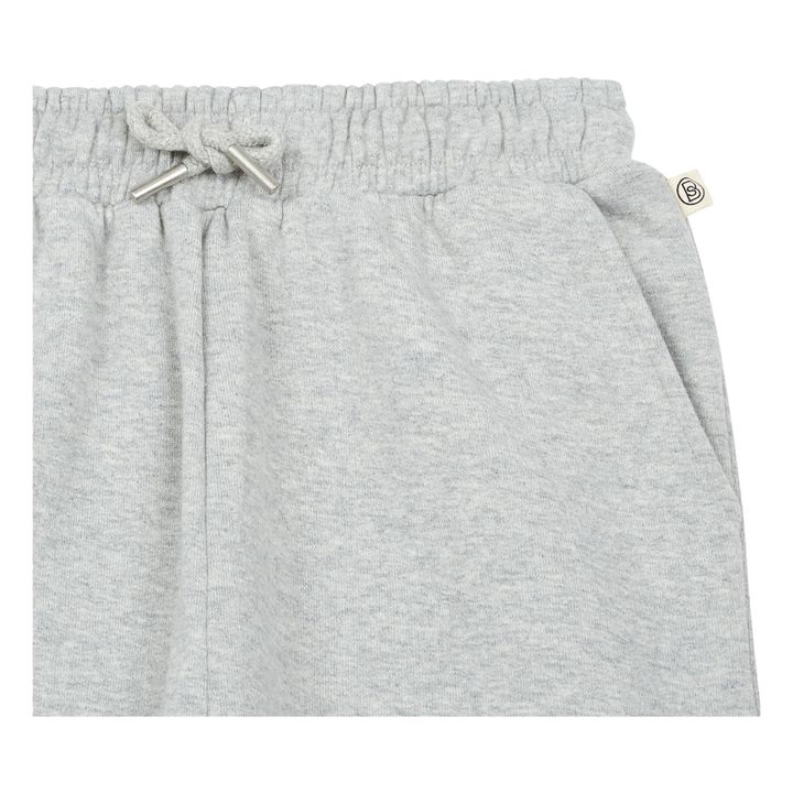 Loose Organic Cotton Joggers | Heather grey- Product image n°3