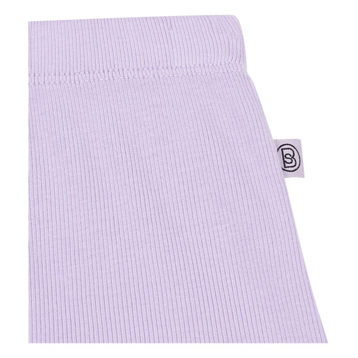 Pantaloncini a coste in cotone biologico | Lilla- Immagine del prodotto n°1