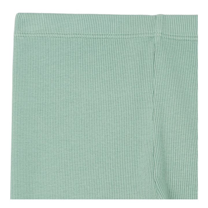 Organic Cotton Ribbed Leggings | Sage- Product image n°1