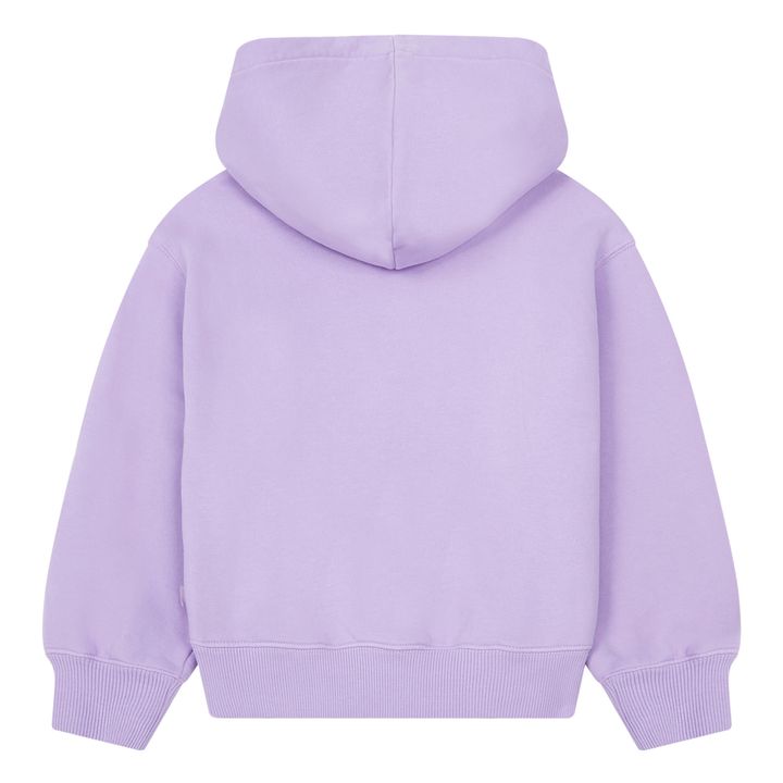 Sweat Capuche Coton Bio | Lilas- Image produit n°7