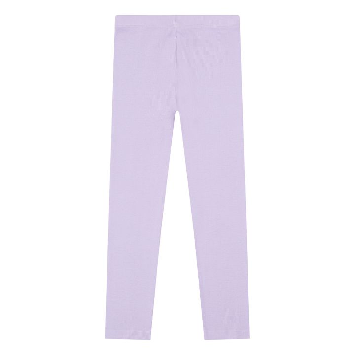 Legging Côtelé Coton Bio | Lilas- Image produit n°2