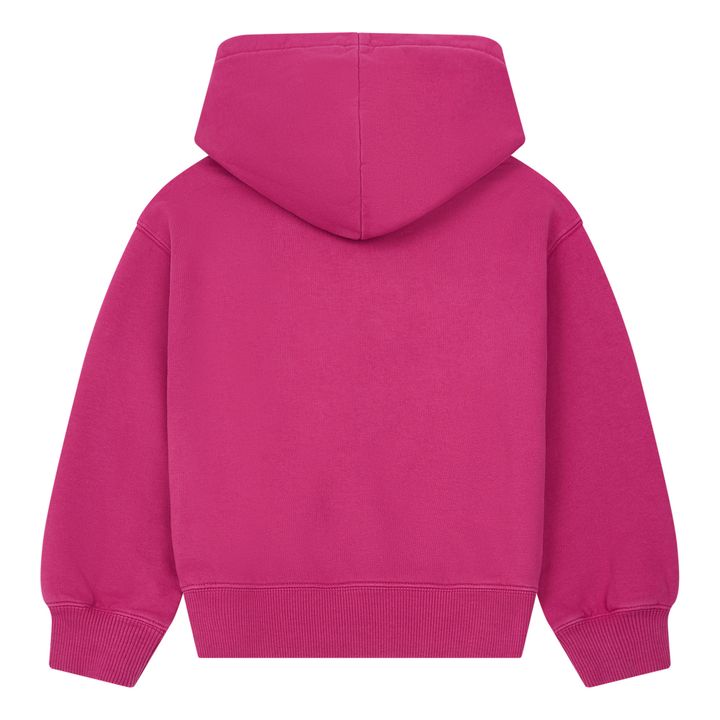 Organic Cotton Hoodie Magenta- Product image n°4