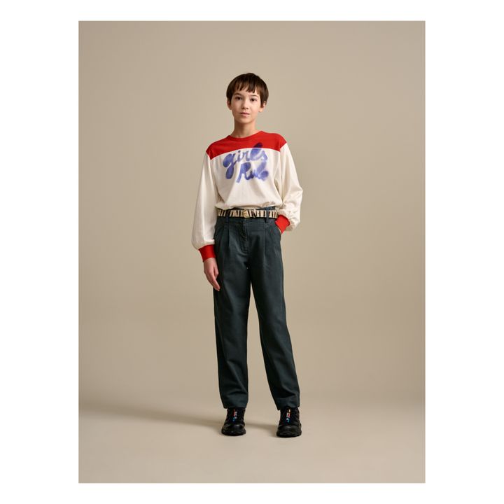 Vicky Trousers | Dark green- Product image n°1