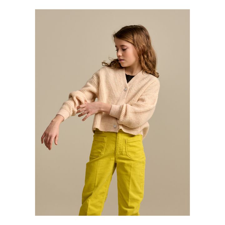 Gelmoh Mohair Cardigan Pale pink- Product image n°4