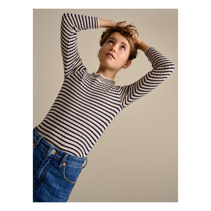 Goura Ribbed Jumper | Blue- Product image n°3