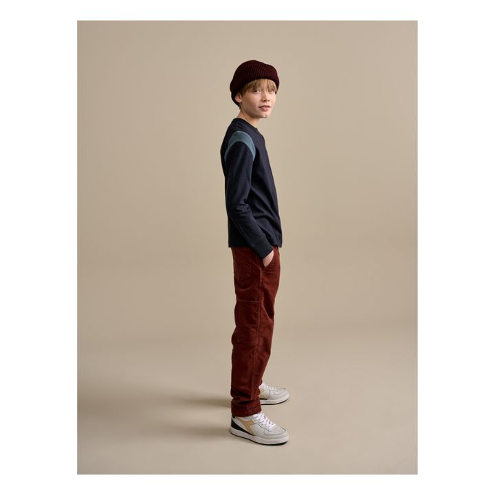 Painters Straight-Leg Trousers | Brick red- Product image n°4